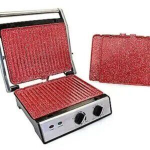 Ceramic Nonstick 5-in-1 Contact Grill & Griddle ( New with box)